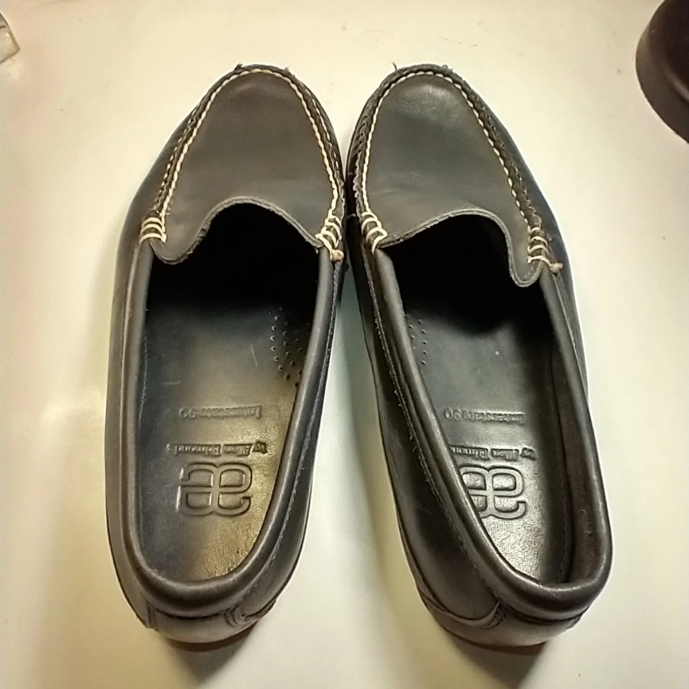 Allen Edmonds Interstate 90 Blue Leather Driving Loafers Shoes Men's sz 8.